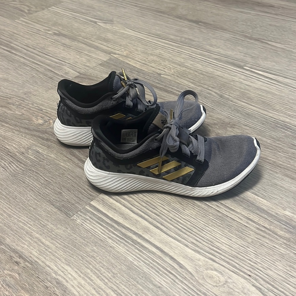 Adidas leopard & gold edge lux shoes